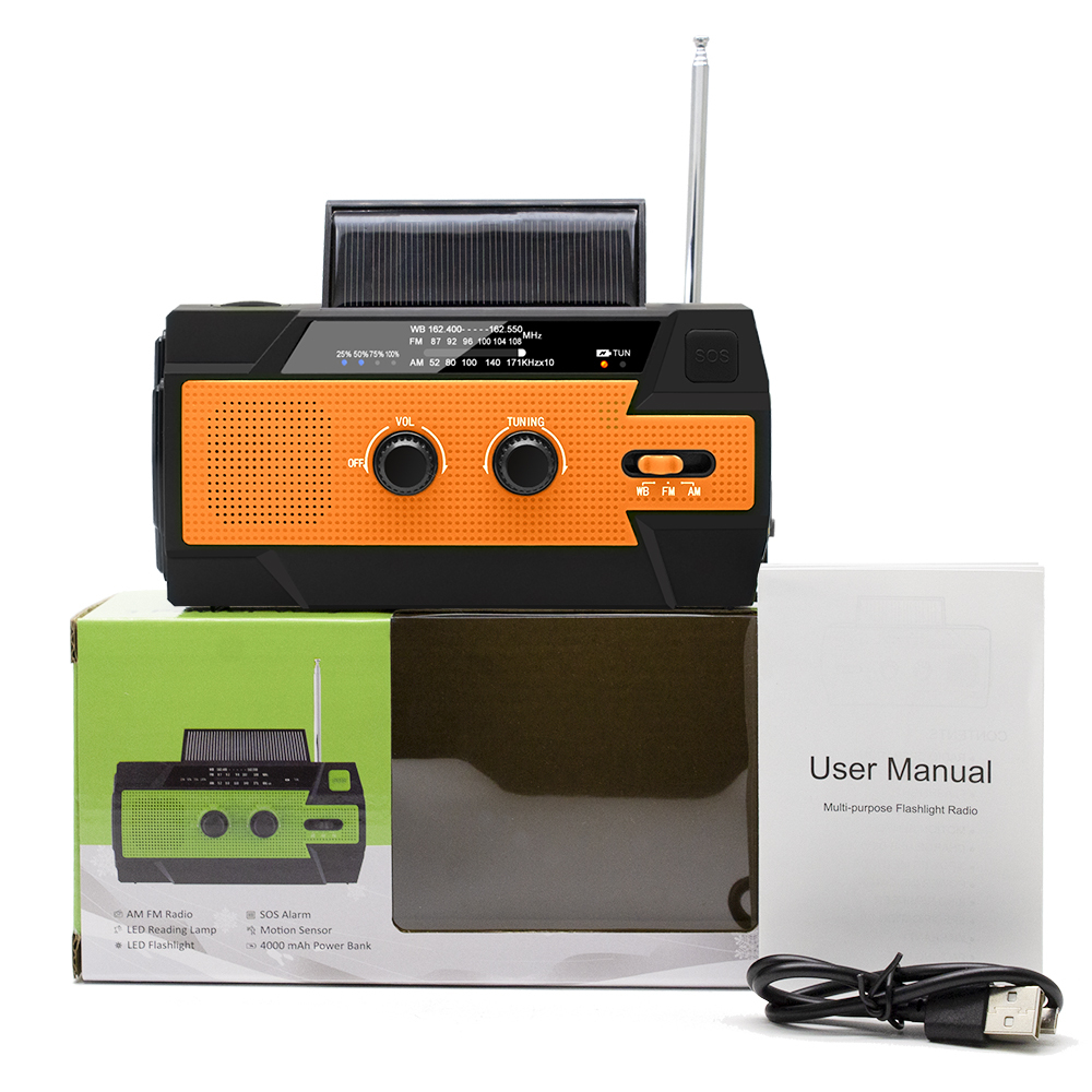 MD-090p Emergency Crank Weather Radio