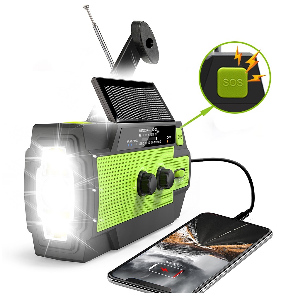 MD-090p Emergency Crank Weather Radio