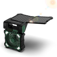 BALACN F904 Dual Solar Panel Removeable Fan
