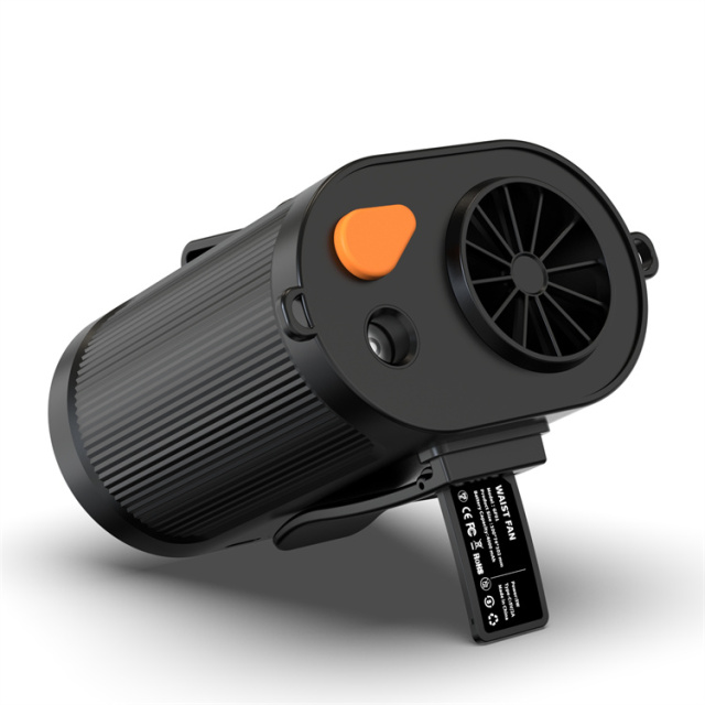 BALACN BL-GF01 5-in-1 Multifunctional Portable Waist Misting Fan 4000mAh USB Rechargeable Battery Powered camping fan Personal Waist Cooling Fan