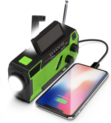 MD-090S ソーラーハンドクランク緊急ラジオ