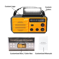 MD-091 Solar Hand Crank Emergency Radio