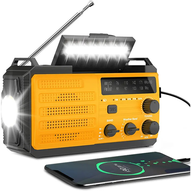 MD-091 Solar Hand Crank Emergency Radio