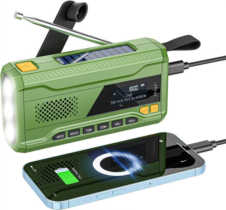 MD-6D Solar Hand Crank Emergency Device