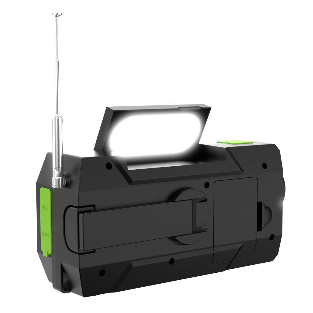 MD-090S Solar Hand Crank Emergency Radio