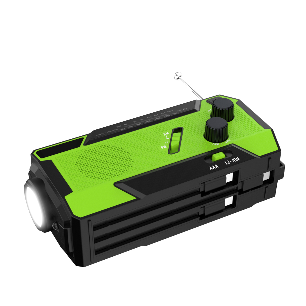 MD-090S Solar Hand Crank Emergency Radio