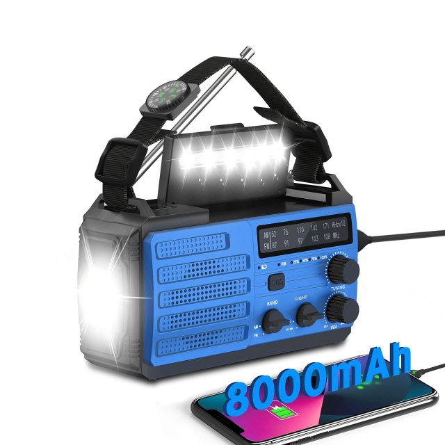 MD-091 Solar Hand Crank Emergency Radio