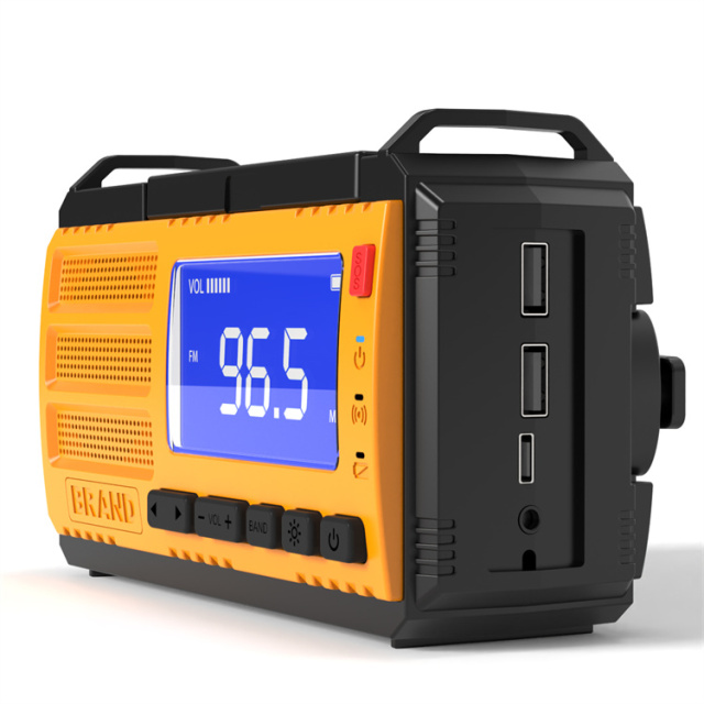 MD-091P Portable Hand Crank Solar Radio