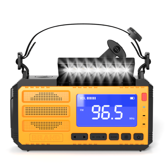 MD-091P Portable Hand Crank Solar Radio