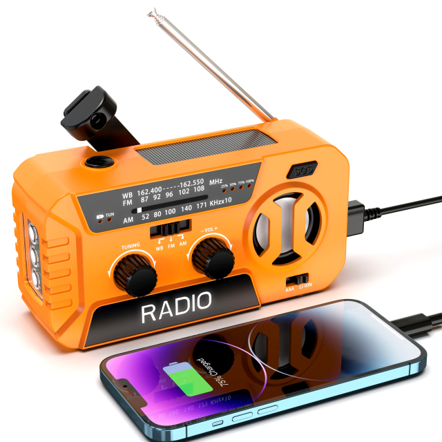 MD-084 Emergency Crank Weather Radio