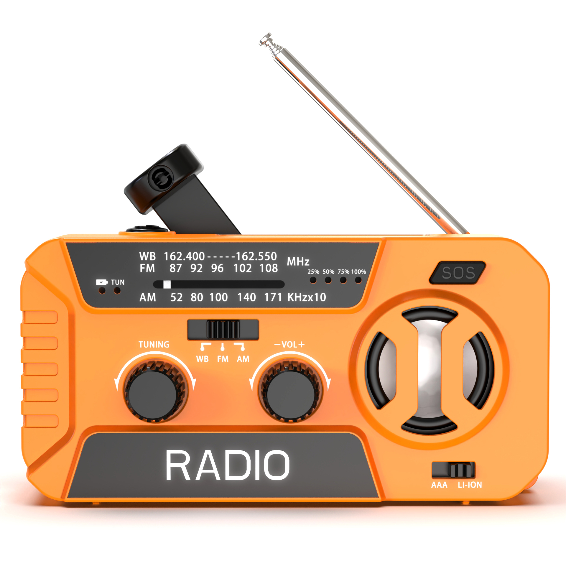 MD-084 Emergency Crank Weather Radio