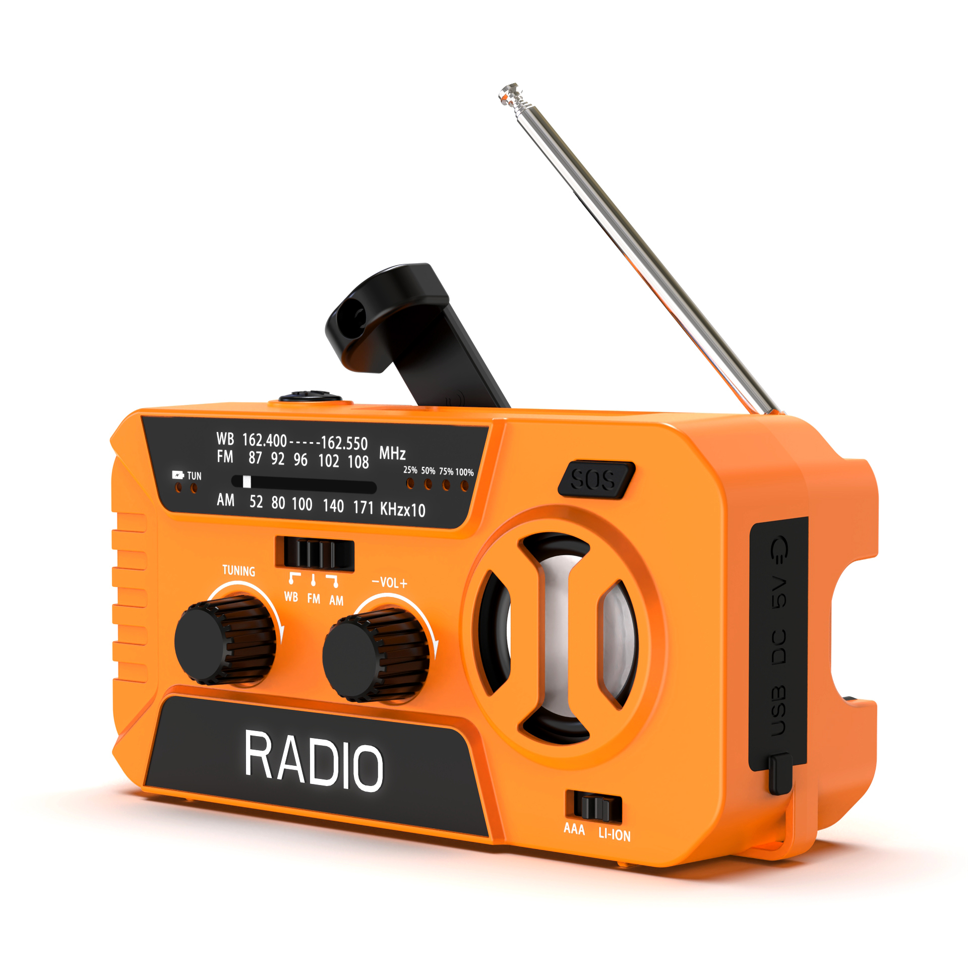 MD-084 Emergency Crank Weather Radio