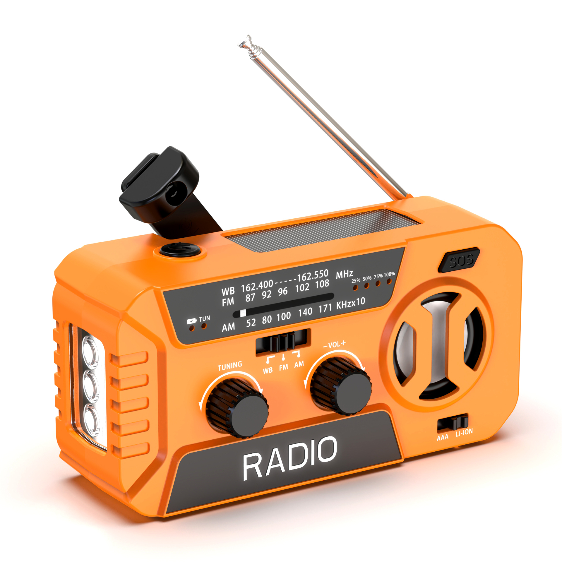 MD-084 Emergency Crank Weather Radio