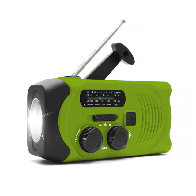 MD-088P Portable Hand Crank Solar Radio