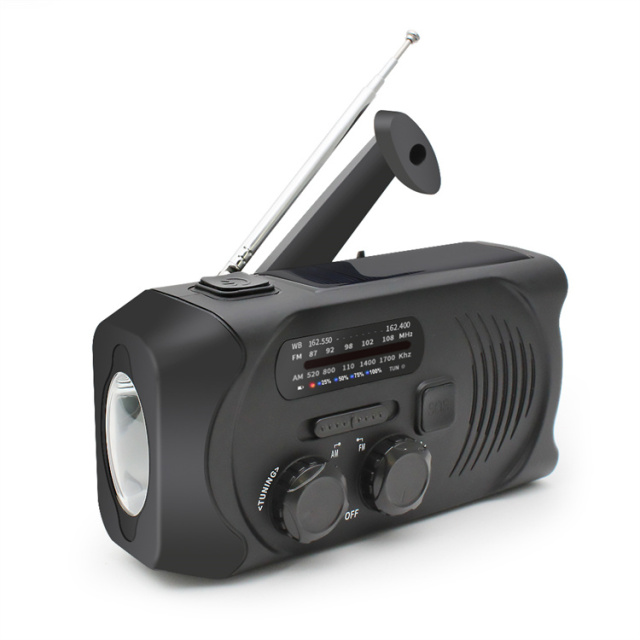 MD-088P Portable Hand Crank Solar Radio
