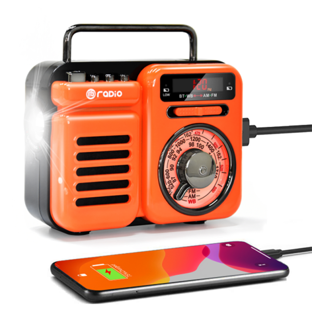 MD-096 Solar Hand Crank Emergency Radio