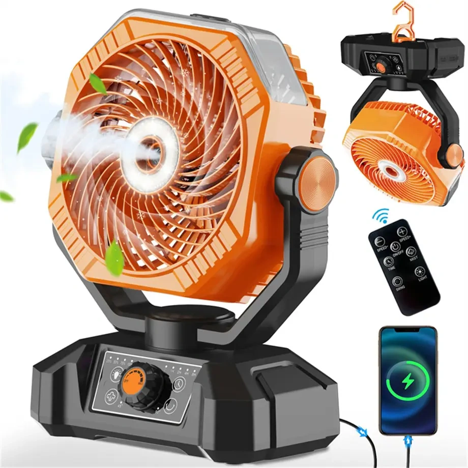 BL-8136W-SX Portable Misting Outdoor Fan