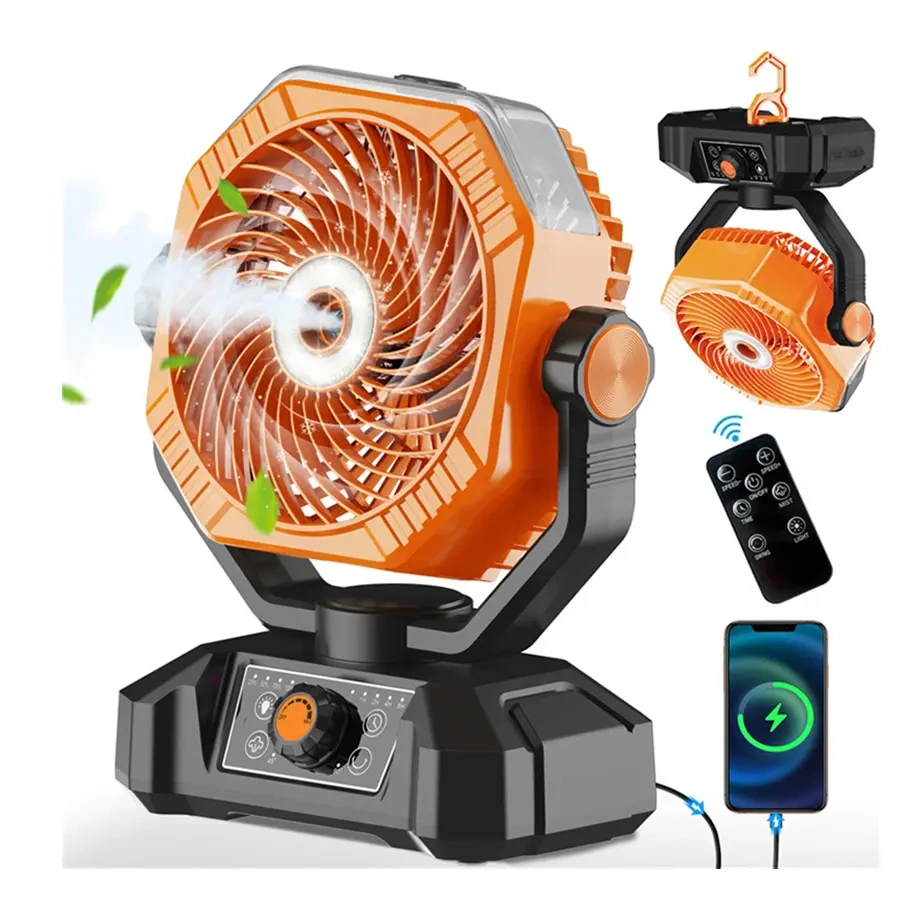 BL-8136W-SX Portable Misting Outdoor Fan