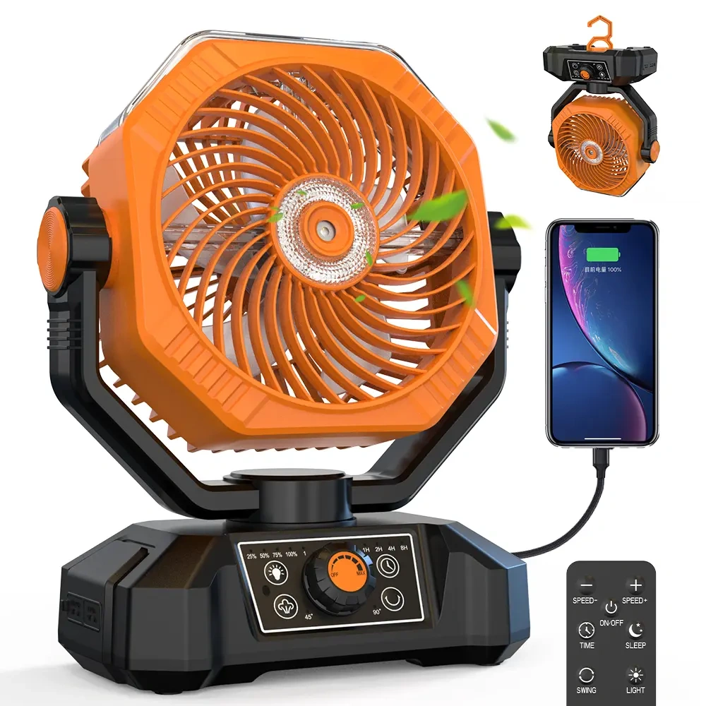 BL-8136W-SX Portable Misting Outdoor Fan