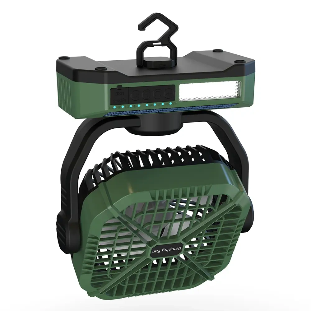 BALACN F910B Multi-Functional Auto Oscillation Camping Solar Fan