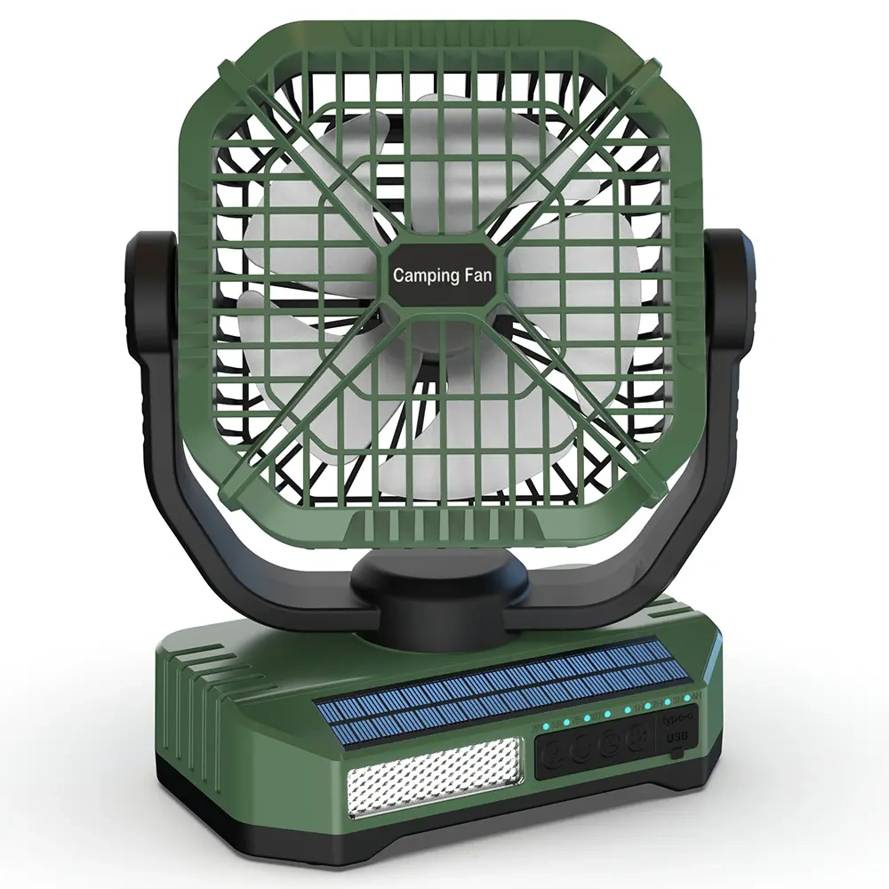 BALACN F910B Multi-Functional Auto Oscillation Camping Solar Fan