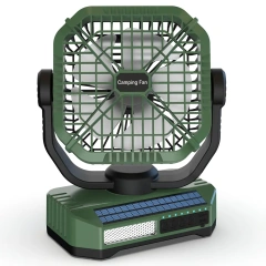 BALACN F910B Multi-Functional Auto Oscillation Camping Solar Fan
