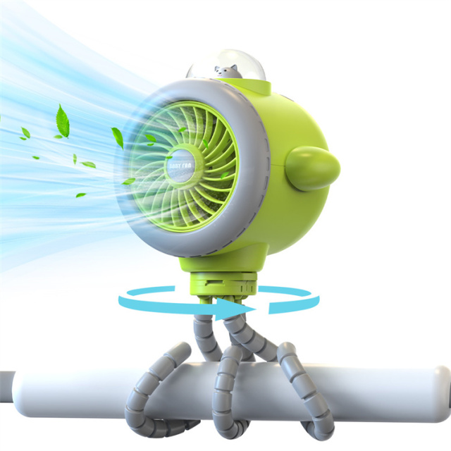BALACN BL-BF01  Portable Mini Stroller Octopus Fans