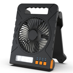 Ventilador de Camping Solar BALACN F907 com Luz LED