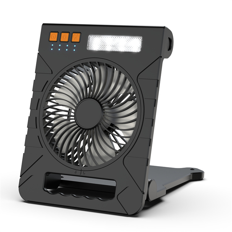BALACN F907 Solar Camping Fan with Led Light