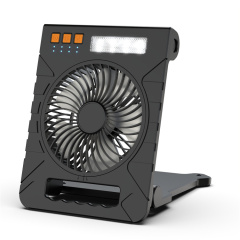 Ventilador de Camping Solar BALACN F907 com Luz LED