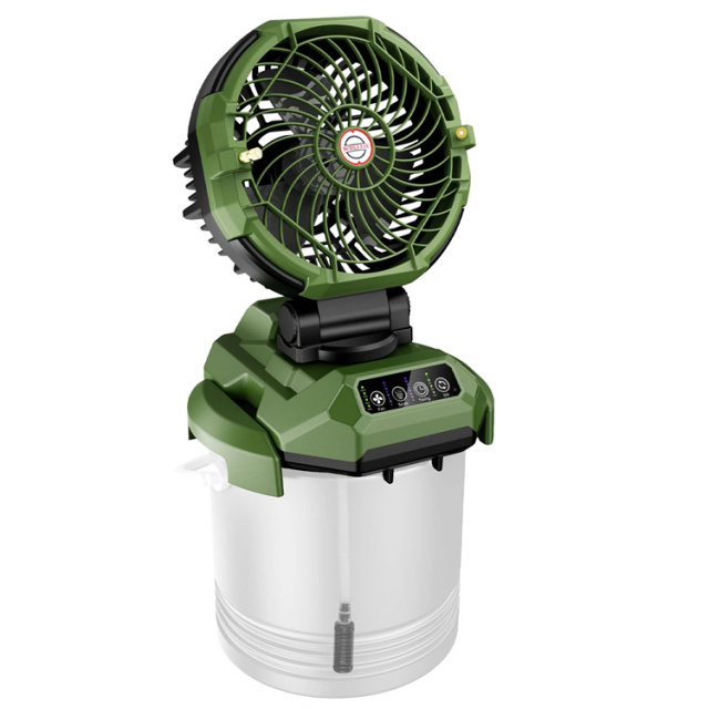 BALACN  BL-X69 Portable Misting Fan Rechargeable Battery Powered Oscillating Cooling Outdoor Camping Fans