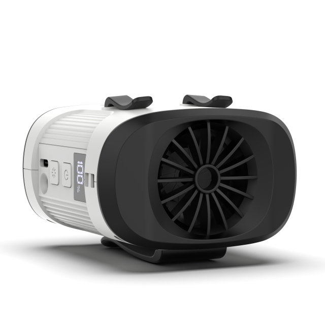 BALACN BL-225 Portable Camping Battery Powered Waist Clip Fan with Flashlight