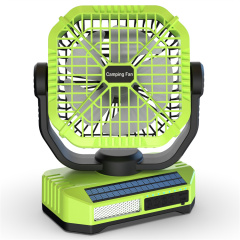 BALACN BL-F910B Solar Electric Fan with Solar Panel Large Capacity Mobile Rechargeable Table Solar Floor Fan