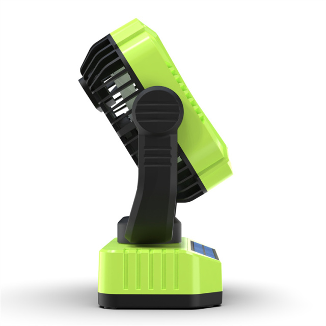 BALACN BL-F910B Solar Electric Fan with Solar Panel Large Capacity Mobile Rechargeable Table Solar Floor Fan