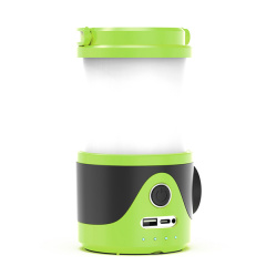 BALACN BL-C803 Portable LED Camping Lantern Rechargeable 10000mAh Battery Powered Tent Lights (Green)