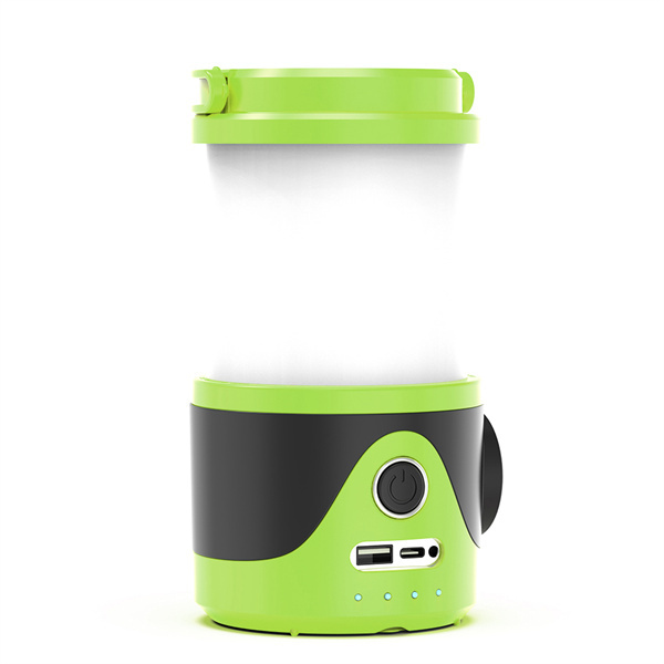 BALACN BL-C803 Portable LED Camping Lantern Rechargeable 10000mAh Battery Powered Tent Lights (Green)