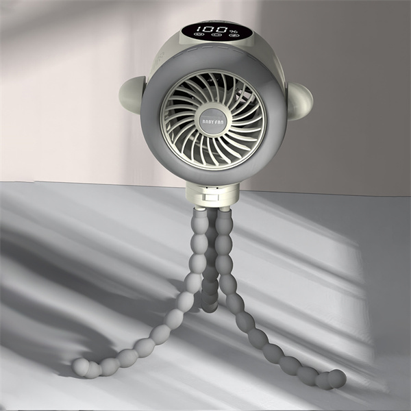 BALACN  BL-BF01P Portable Stroller Fan 5000mAh Battery Operated Fan Flexible Tripod Baby Car Seat Fans