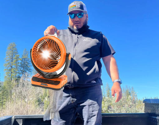 F906 Ventilador de Camping - Edição Personalizada Valleyshenanigans