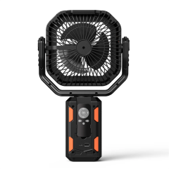 BALACN BL-F21 Camping Fan with Stand 20000mAh Rechargeable Battery Powered Standing Fan with LED Lanterns Portable Tent Fan