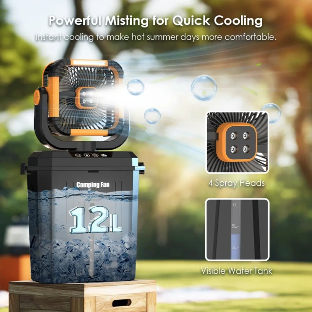 Ventilador com névoa BALACN F912