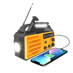 MD-091P Portable Hand Crank Solar Radio