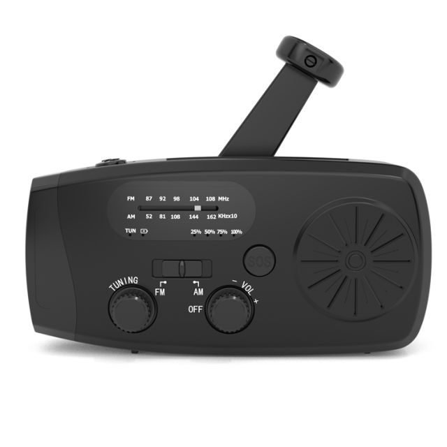 MD-087P 4000mAh Hand Crank Emergency Radio