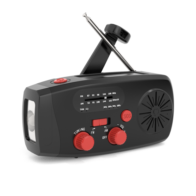 MD-087P 4000mAh Hand Crank Emergency Radio