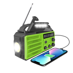 MD-091P Portable Hand Crank Solar Radio