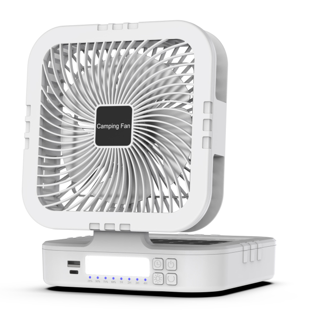 Ventilador de Acampamento F915 à Energia Solar