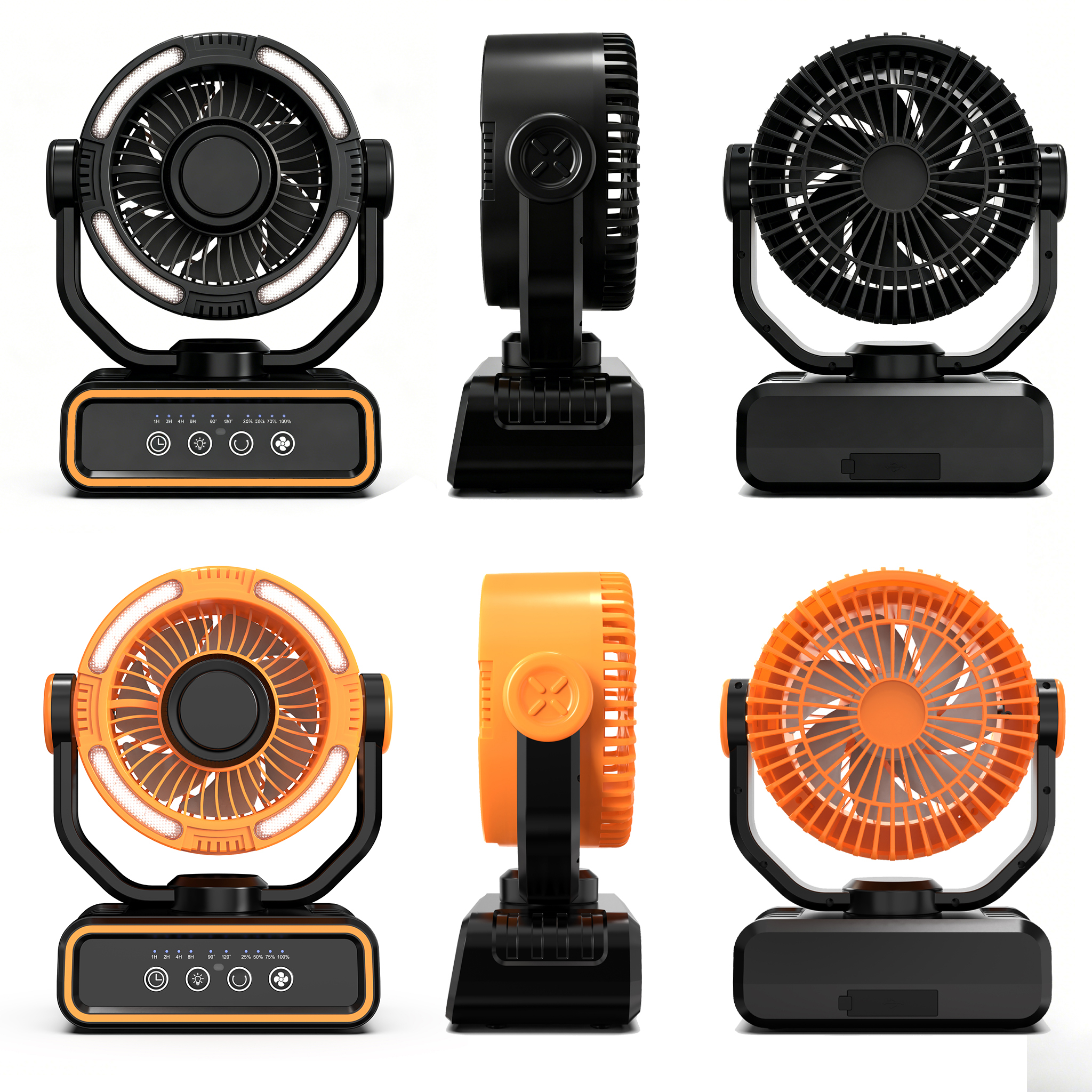 F919 20000mAh Rechargeable Electric Usb Portable Fan
