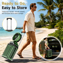 T33 15L Rolling Suitcase Mist Fan