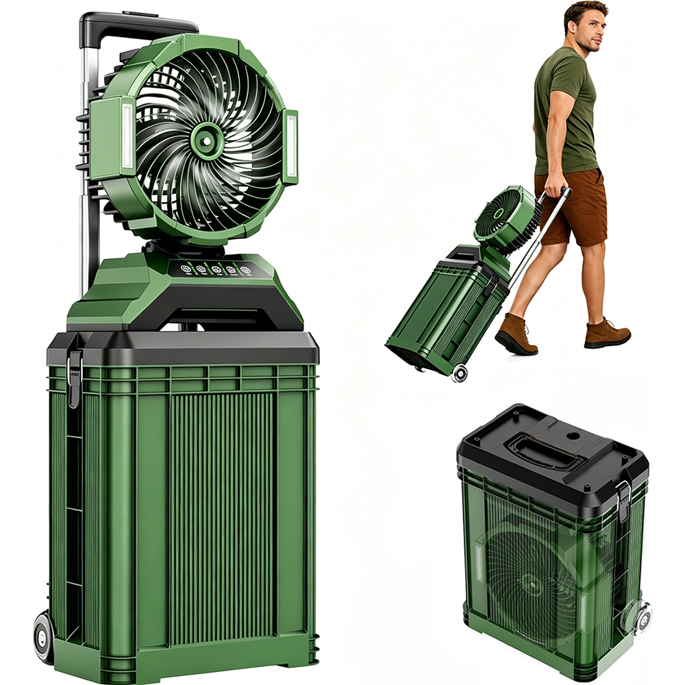 T33 15L Rolling Suitcase Mist Fan
