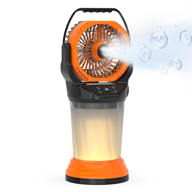 F913A 15000mAh Rechargeable Misting Fan | Factory OEM ODM Portable Camping Cooling Fan