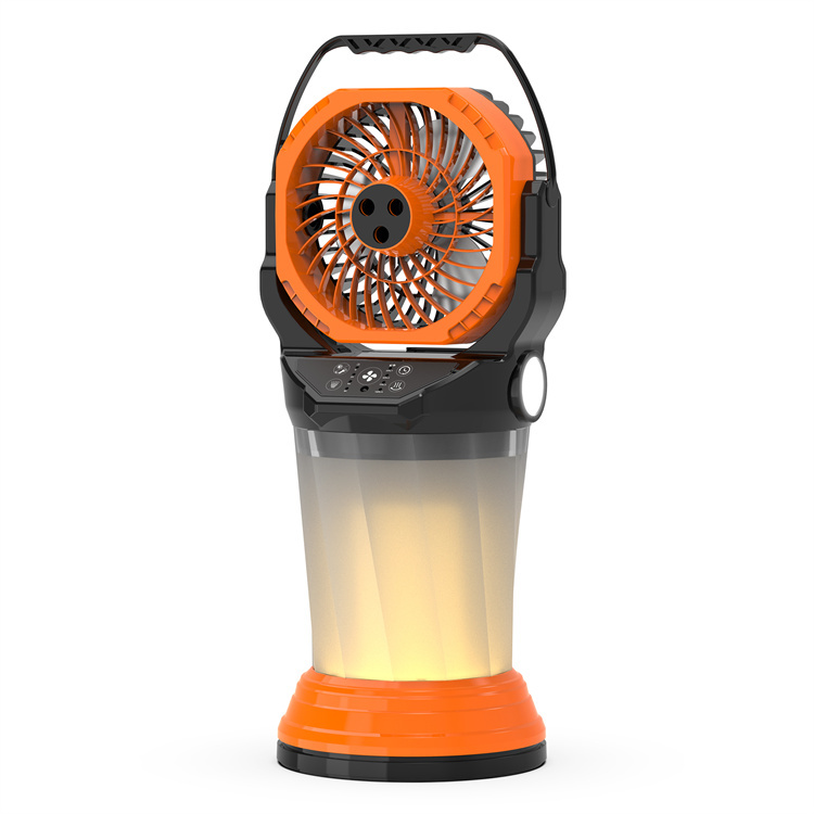 F913A 15000mAh Rechargeable Misting Fan | Factory OEM ODM Portable Camping Cooling Fan